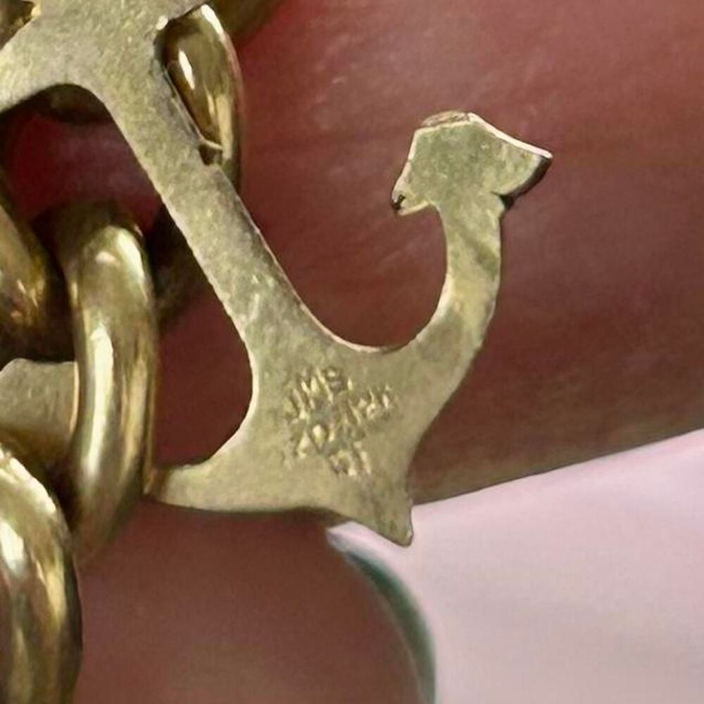 Vintage Gold Filled Charm Bracelet - Picture 3 of 4